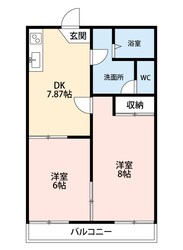 コーポ大師の物件間取画像